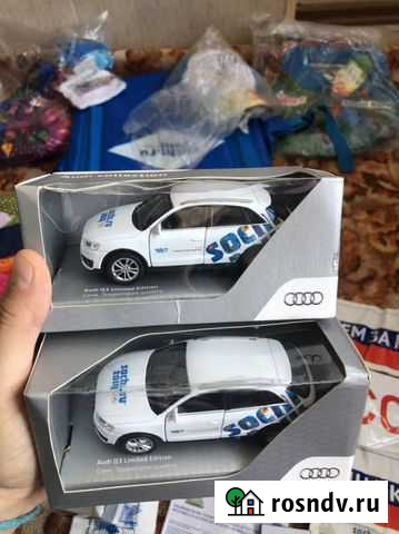 Машинка Audi q3 Sochi 2014 лимитированная серия иг Старый Оскол - изображение 1