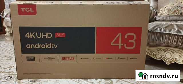 Телевизор tcl ultra HD 109 см Аргун - изображение 1