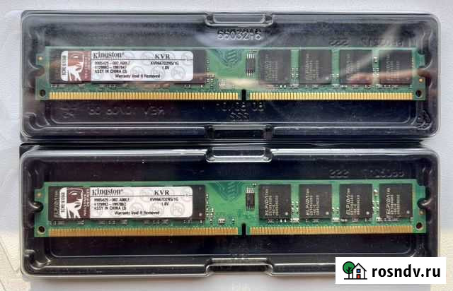 Оперативная память Kingston 1 гб DDR2 Нальчик - изображение 1