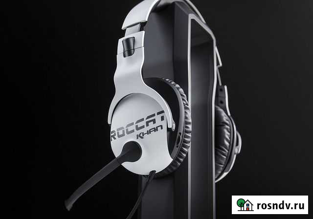 Roccat Khan Pro White (Hi-Res, 10-40000 Гц, 230 г) Саратов - изображение 1