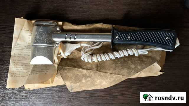 Паяльник молотковый. эмп-100. 100Вт. СССР. 1988 г Ковров - изображение 1