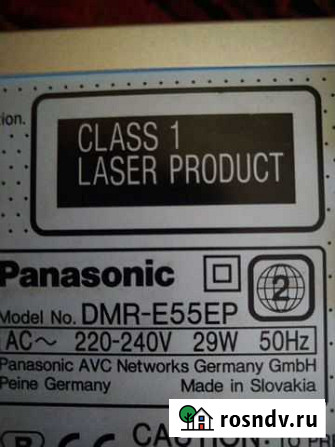 Panasonic dvd-recorder dmr-e55er Череповец - изображение 1