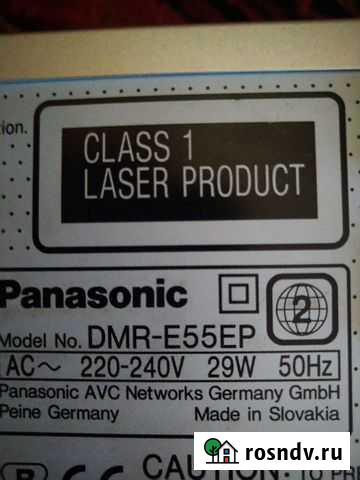 Panasonic dvd-recorder dmr-e55er Череповец - изображение 1