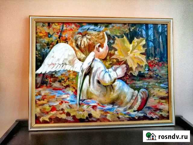 Картина маслом на холсте большая Ярославль - изображение 1