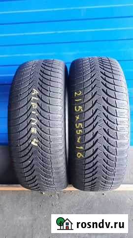 215 55 16 зимние шины Michelin Alpin 4 Волгоград - изображение 1