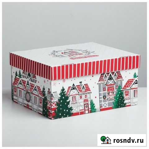 Подарочные новогодние коробки по 80 р Москва - изображение 1