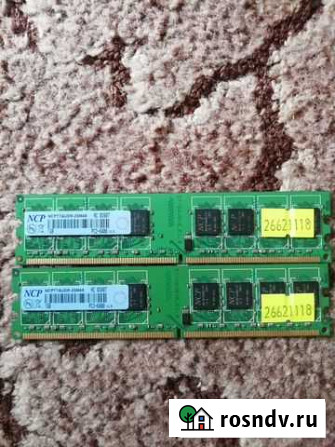 Оперативная память ncp ddr2 1гб Екатеринбург - изображение 1