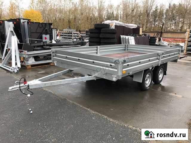 Аренда -Прокат, Прицеп двухосный (3,65*2,1) мзса Курск - изображение 1