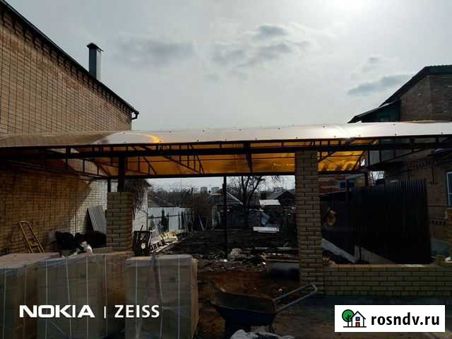 Навесы. Заборы. Откатные ворота Ростов-на-Дону - изображение 1