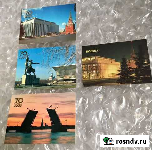 Календарики 70 Октябрь СССР (Москва, Ленинград) Москва - изображение 1