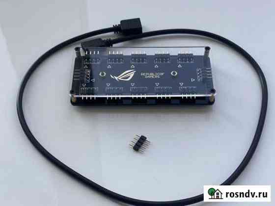 Контроллер argb aurasync 12v 4pin rogstrix Санкт-Петербург