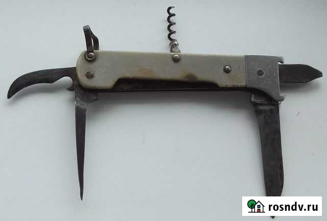 Складной карманный нож Охотник СССР клеймо Ижевск - изображение 1