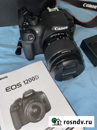 Зеркальный фотоаппарат canon 1200d Полысаево - изображение 1