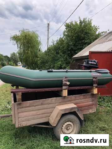 Комплект лодка пвх хантер 290 лк с пмл 5 л.с Алексеевка - изображение 1