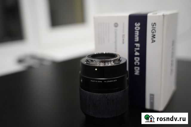 Объектив sigma 30 mm 1.4 sony E Нижний Новгород - изображение 1