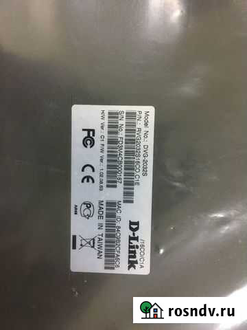 Голосовой voip шлюз D- link (DVG-2032S/16CO/C1A) Омск - изображение 1