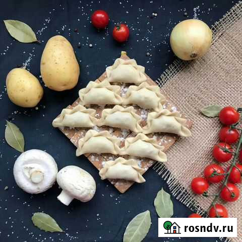 Вареники с картошкой и грибами ручной лепки Санкт-Петербург - изображение 1