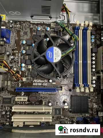 Обмен Материнская плата + i3 + ddr3-2GB Ачинск - изображение 1