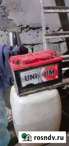 75Ah Аккумулятор 12V 6CT-75.1 Unikum 600А Искитим - изображение 1