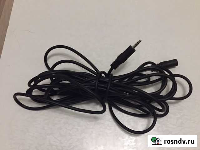 Кабель удлинитель 3,5 jack (4 м) Пермь - изображение 1