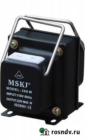 Преобразователь 220В-110В, 110В-220В на 200 Вт Нижний Новгород - изображение 1