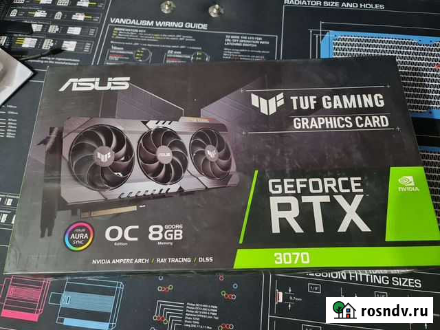 Видеокарта asus TUF Gaming GeForce RTX 3070 OC днс Хабаровск - изображение 1