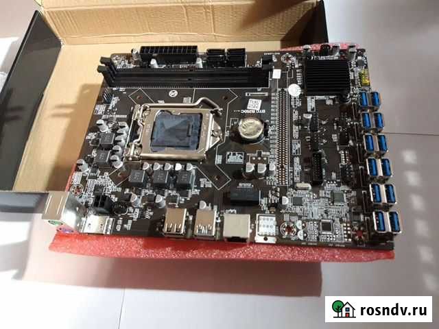 Материнская плата для майнинга на 12 карт Казань - изображение 1