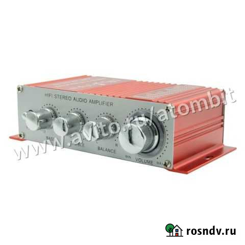 Усилитель звука 2*20 Вт 2*RCA AUX 3,5 мм Челябинск - изображение 1