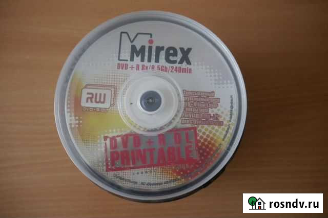 Диски DVD+R DL Printable 8,5Gb Новозыбков - изображение 1