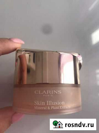 Clarins skin illusion 107 beige минеральная рассып Севастополь - изображение 1