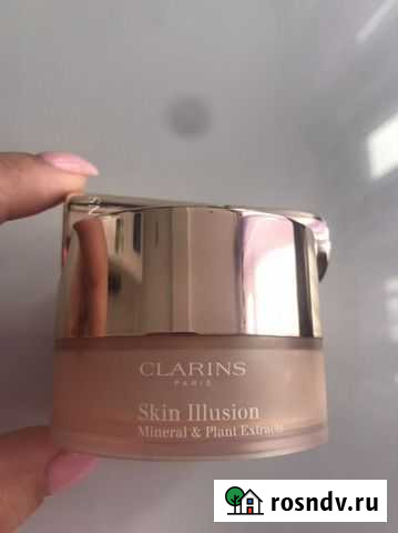 Clarins skin illusion 107 beige минеральная рассып Севастополь - изображение 1
