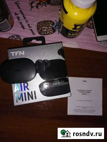 Беспроводные наушники TFN с зарядным кейсом Киров - изображение 1