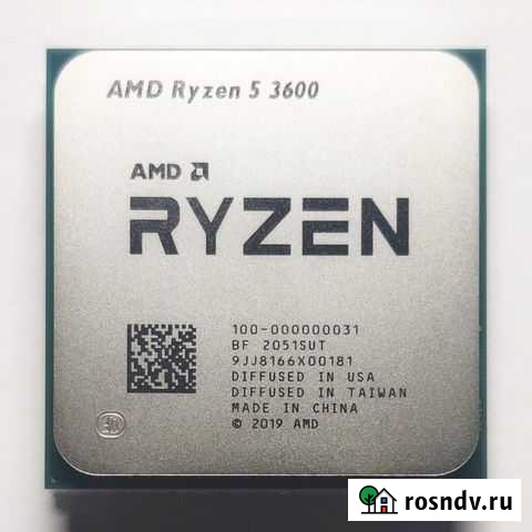 Процессор AMD Ryzen 5 3600 на гарантии Тихорецк - изображение 1