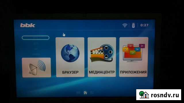 Телевизор smart tv с вайфаем 26 Красноперекопск - изображение 1