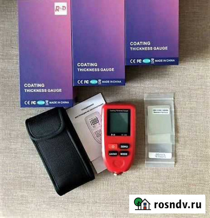 Профессиональный Толщиномер TC100 RED Гарантия Омск - изображение 1