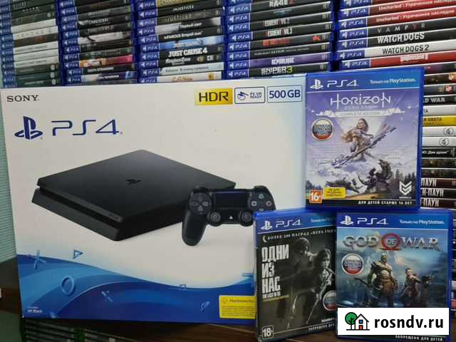 Sony PS4 новая + 3 игры в подарок гарантия обмен Барнаул - изображение 1