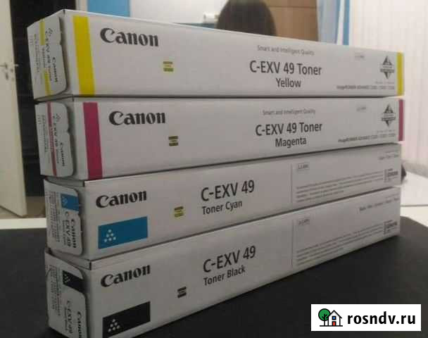 Картриджи C-EXV49 оригинальные пустые с коробками Самара - изображение 1