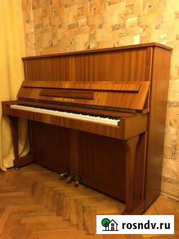 Пианино красный октябрь золотая серия Кузьмоловский - изображение 1