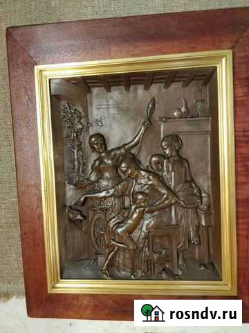 Антикварная бронзовая картина Суздаль - изображение 1
