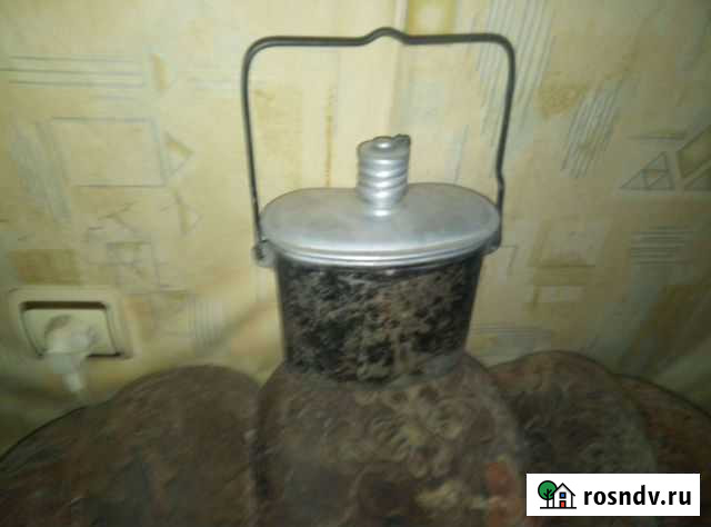 Фляжка с котелком, клеймо кв, 50е годы Екатеринбург - изображение 1