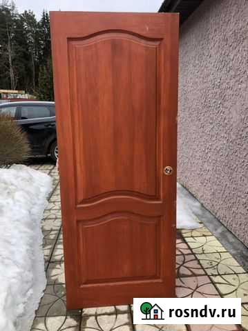 Межкомнатные двери из лиственницы в цвете «Рябина» Ярцево - изображение 1