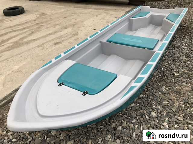 Лодка моторная Navigator 42 пластиковая RiverBoat Астрахань - изображение 1