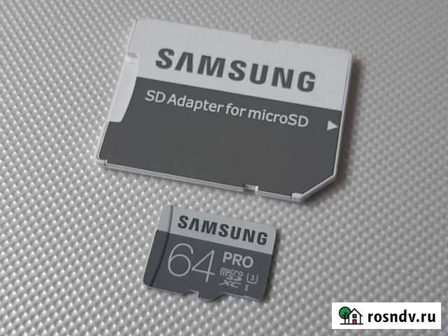 Карта памяти MicroSD Samsung Pro 64Gb Санкт-Петербург - изображение 1