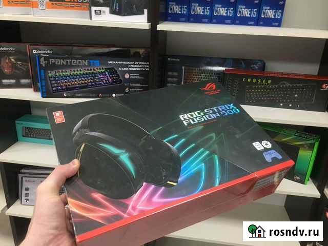 Наушники Asus ROG Strix Fusion 500 черный Грозный - изображение 1