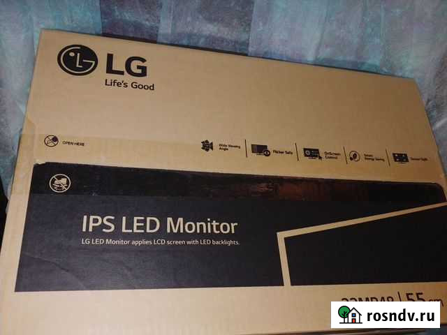 Новый LG 22MP48-P IPS DVI + D-SUB Санкт-Петербург - изображение 1