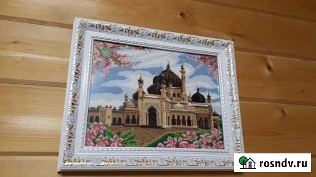 Картина ручной работы. Вышивка. мечеть в Малайзии Казань - изображение 1