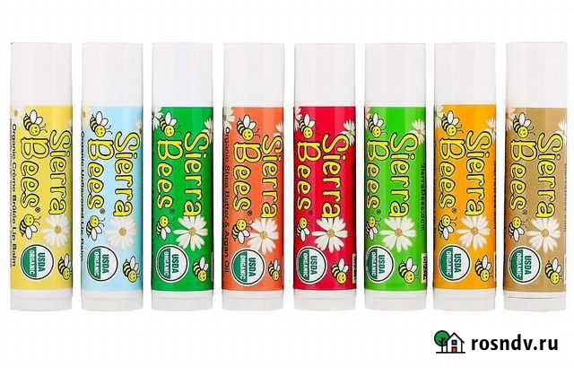 Органические бальзамы для губ, 8 разных вкусов Красноярск - изображение 1