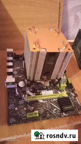 Мат.плата + проц Снежногорск - изображение 1