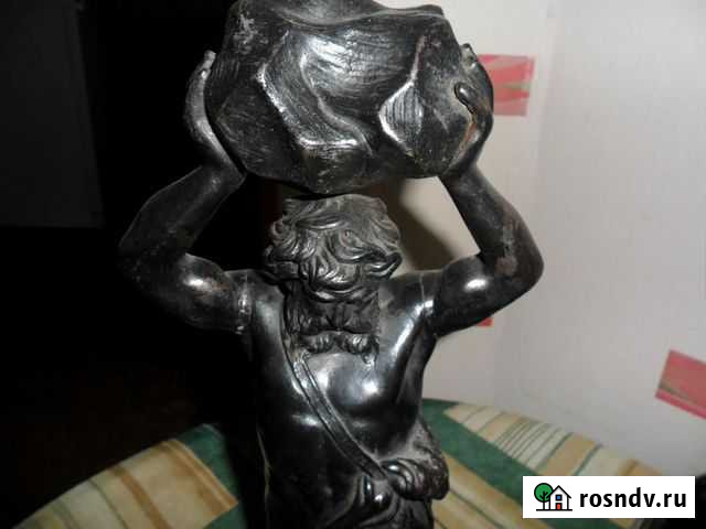 Геракл с камнем. Касли 1946 г. Каслинское литье Магнитогорск - изображение 1