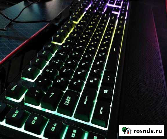 Игровая клавиатура Corsair K55 RGB Хабаровск - изображение 1